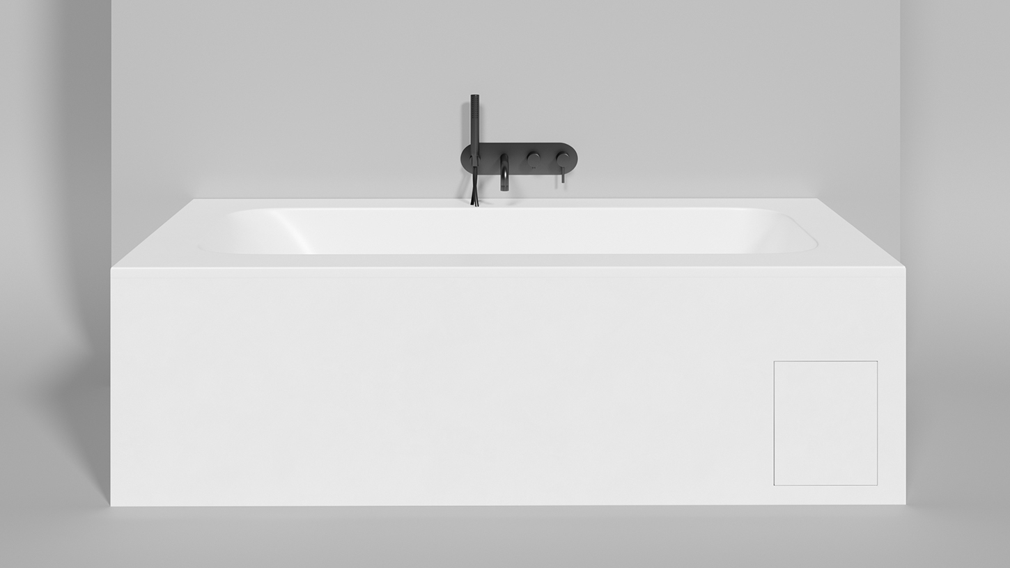 Salini ORLANDA KIT PLUS 190x100 Ванна встраиваемая 190x100 белая глянцевая