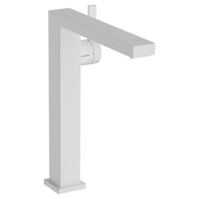 73070700 Hansgrohe Tecturis E Смеситель для раковины, на 1 отв., высота: 24см., с донным клапаном, цвет: белый матовый