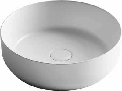 Умывальник чаша накладная круглая d390 см Ceramica Nova Element белый матовый