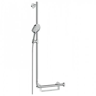 Hansgrohe Raindance Select S 120 EcoSm/U'Comf Душевой гарнитур, настенный, с ручным душем, цвет: хром 26324000