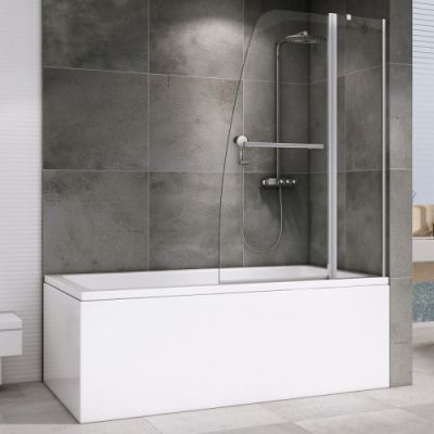 Шторка на ванну 100 см ABBER Ewiges Wasser AG50100