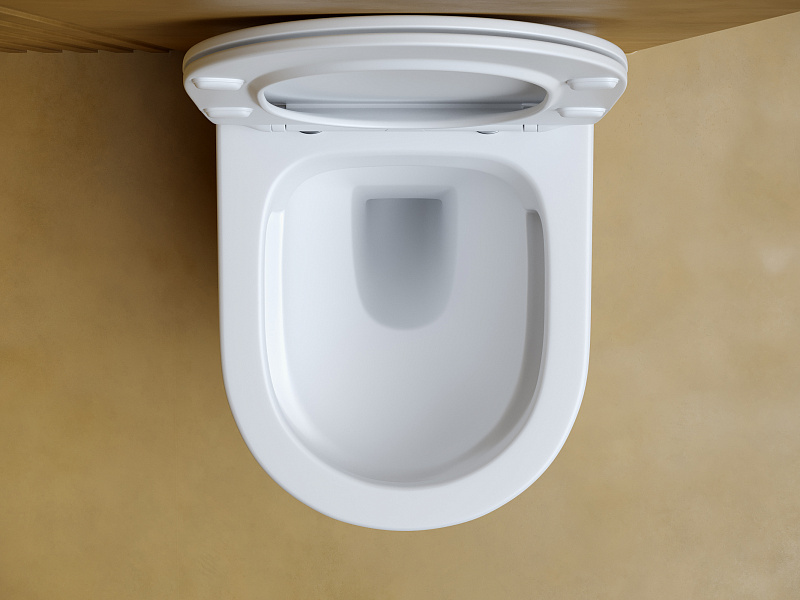 Подвесной унитаз Balearica Rimless (цвет Белый Матовый) Ceramica Nova CN6000MW