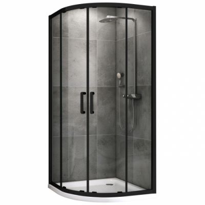 Душевой уголок 90x90 ABBER Schwarzer Diamant AG01090B