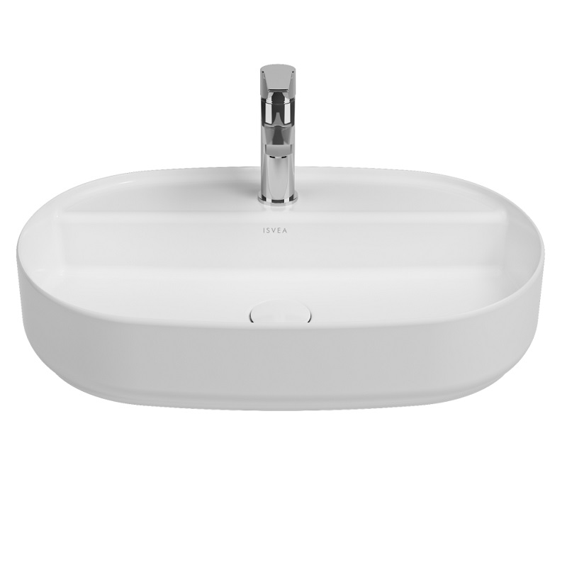 ISVEA Infinity раковина накладная 60x40 см, 10NF65060SV белый