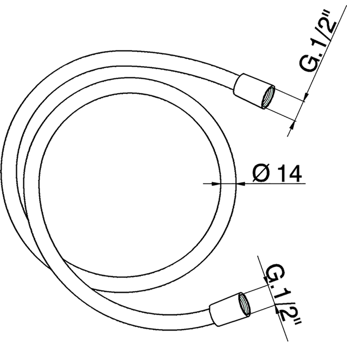 CISAL Shower Душевой шланг 150 см, цвет золото ZA00904024