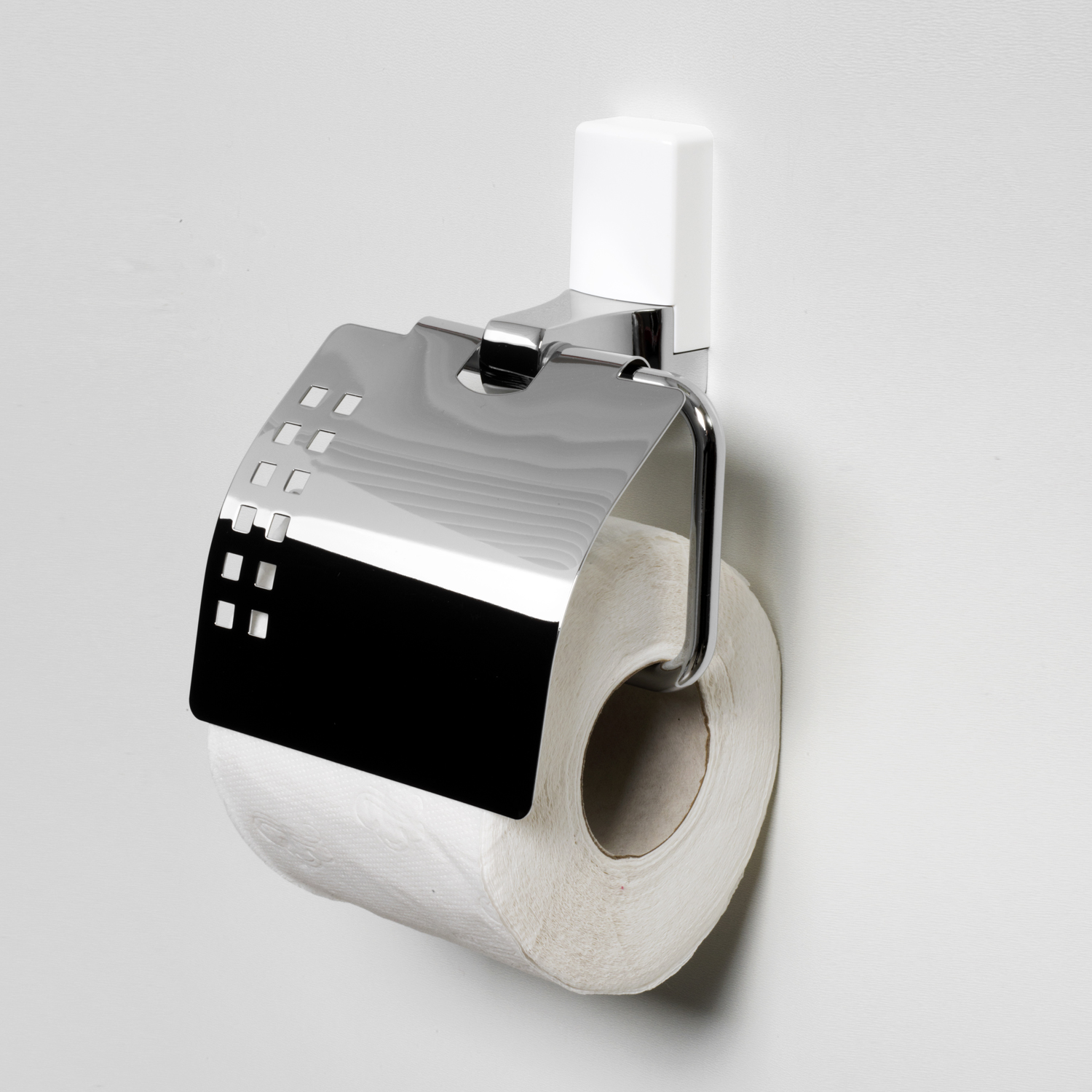 Leine K-5025WHITE Держатель туалетной бумаги Размеры (Ш/В/Г): 14,5х17х6 см