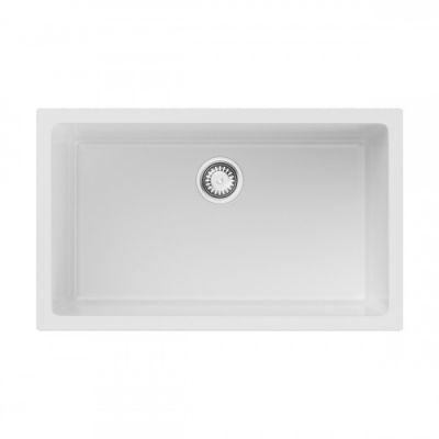 4997151 Omoikiri Okinoshima 76-U/I-WH Glossy Natceramic/белый