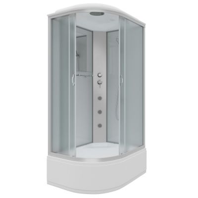 Душ.каб. NG-2310-14RG (1200х800х2150) высокий поддон(40см) стекломатовое