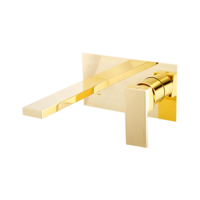 KVANT GOLD Смеситель для раковины настенный 25396