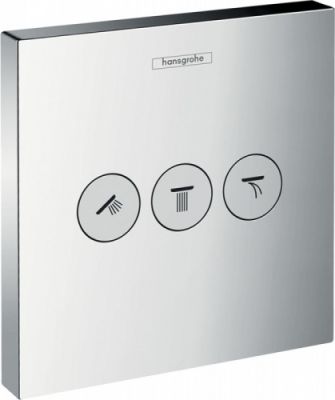 Запорно-переключающее устройство Hansgrohe ShowerSelect на 3 потребителя 15764000