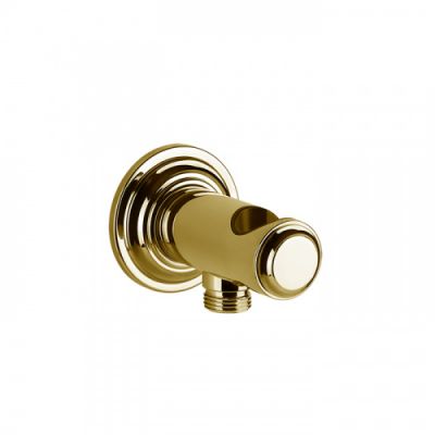 Gessi Venti20 Подвод воды с держателем ручного душа, цвет: Gold PVD 65161#246