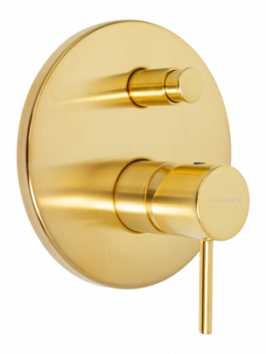 Смеситель для душа Mariani NEXT B22173NS, золото брашированное