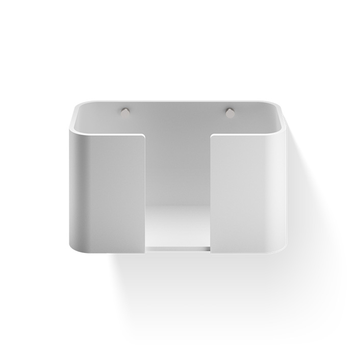 Decor Walther Stone WPTB Держатель для бумажных полотенец, подвесной, цвет: белый / сталь матовая 974255