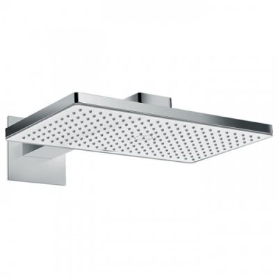 Hansgrohe Rainmaker Верхний душ 58.6x25.8см, настенный, 3jet (Rain, Rainflow Waterfall, MonoRain), цвет: белый/хром 24013400