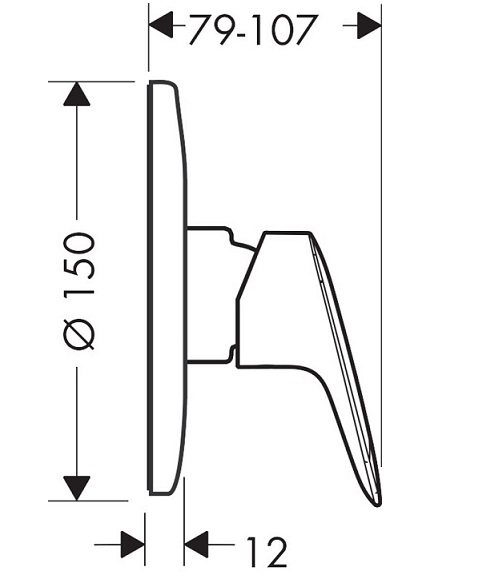 Смеситель для душа Hansgrohe Logis 71666000