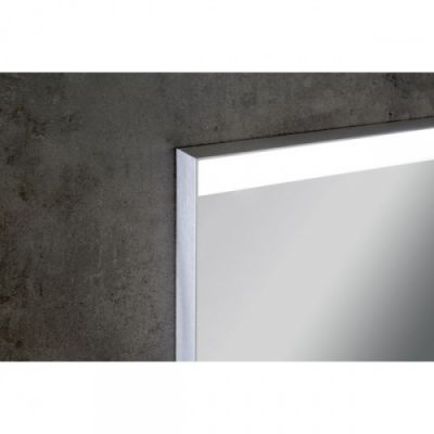 Xpertials OSNA, прямоугольное зеркало 100х80 см c LED подсветкой: датчик вкл/выкл подсветки с диммером и датчик антизапотевания, профиль матовый хром