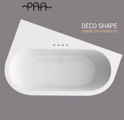 Ванна столешница 250x130 из искусственного камня Silkstone PAA Deco Shape