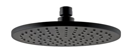 Верхний душ с шарнирным соединением 20 см Remer 359MM20NOX, черный матовый