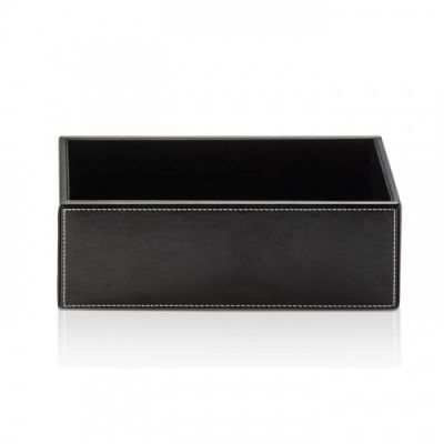 Decor Walther Brownie BOD2 Универсальная коробка 24.5x13x9.5см, настольная, цвет: черная кожа 930660