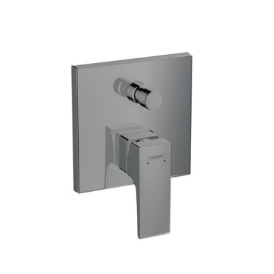 32546340 Hansgrohe Metropol Встраиваемый смеситель для ванны с переключателем и обр. клапанами, внешняя часть, цвет: шлифованный черный хром