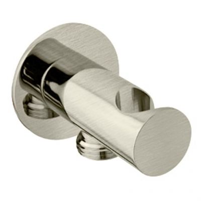 PA005A07Q AquaElite держатель для лейки на отводе воды из латуни, 1/2", шлиф. никель