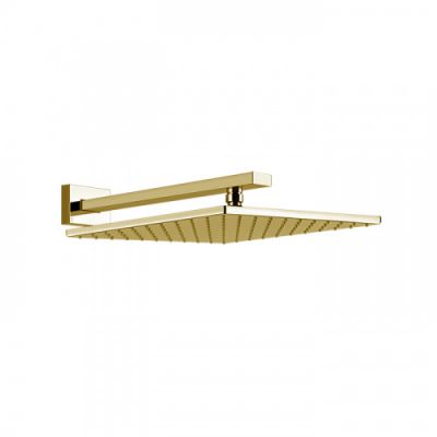 Gessi Rettangolo Верхний душ 30х30см., подвесной, цвет: Gold PVD 15185#246