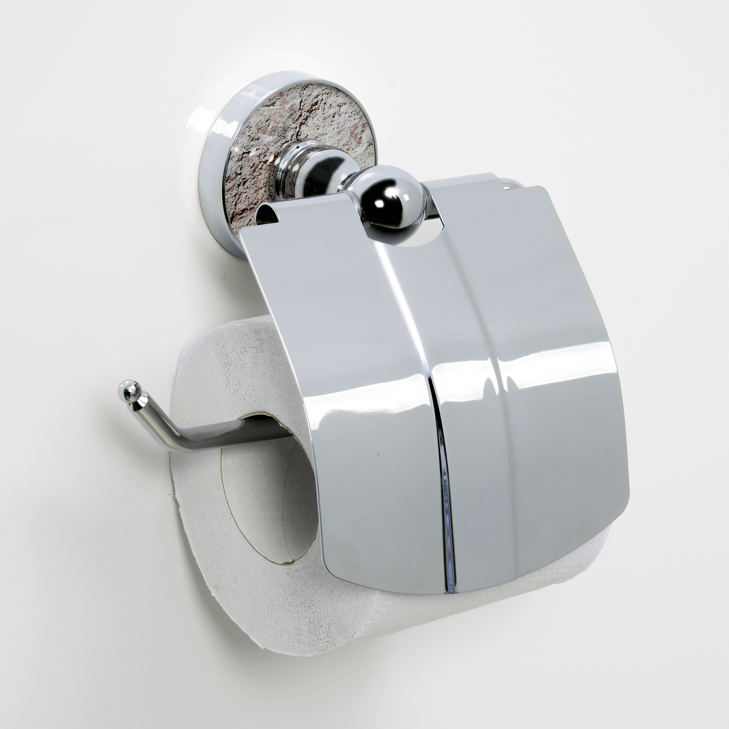 Nau K-7725 Держатель туалетной бумаги с крышкой Размеры (Ш/В/Г): 14,7х14,5х6,4 см