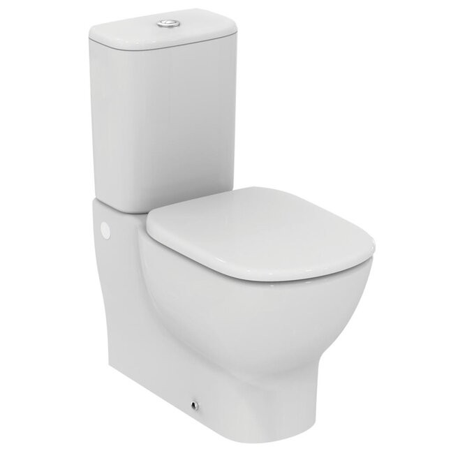 Напольный пристенный унитаз для монтажа с бачком Ideal Standard TESI AquaBlade® T008201