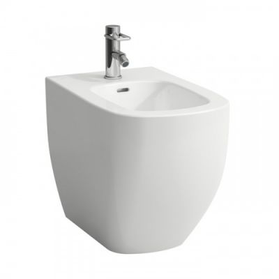 Laufen Palomba Биде напольное 56x36x43см, с 1 отв. под смеситель, с покр. LLC, цвет: белый 8.3280.1.400.304.1