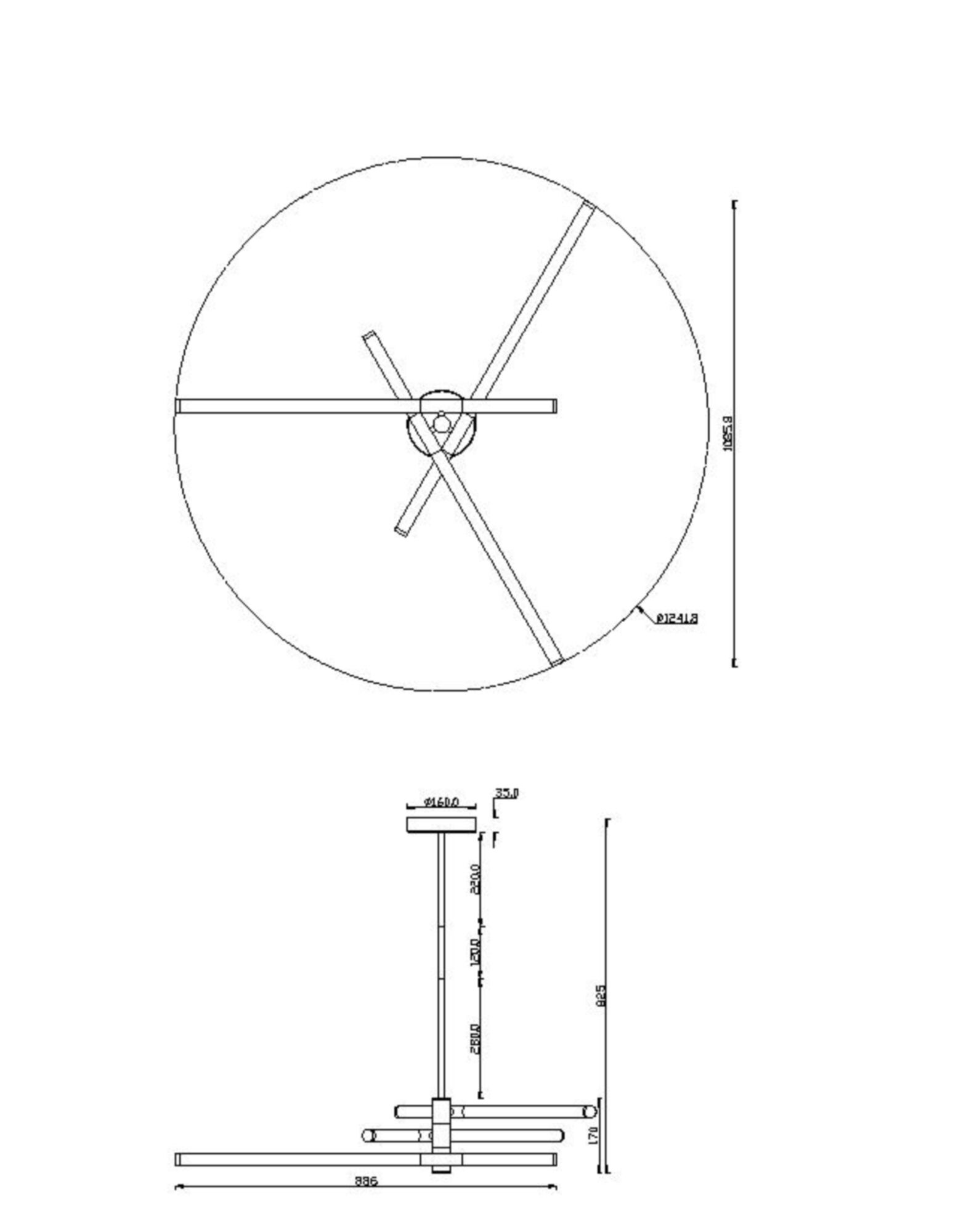 Maytoni Axis Потолочный светильник MOD106CL-L40G3K