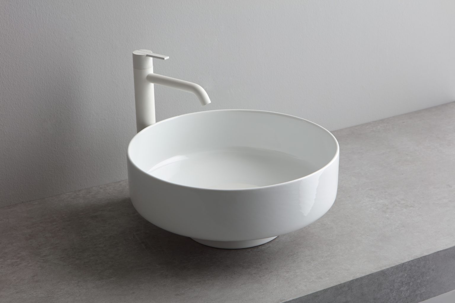 White Ceramic Was W100701 Раковина накладная отдельностоящая d40
