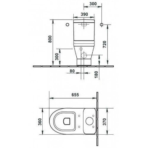 Бачок для унитаза Duravit Starck 3 920100005