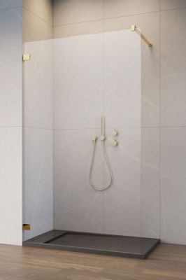 Душевая перегородка 80 см ESSENZA PRO GOLD WALK-IN