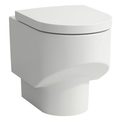 8.2334.1.757.000.1 Laufen Sonar Унитаз напольный 53x37x43см, безободковый, цвет: белый матовый
