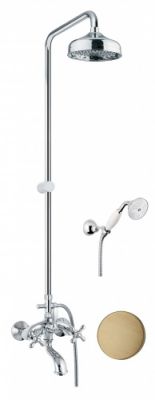 Душевая система Fiore MARGOT SKY (SWAROVSKI®) 01ZZ0615, бронза