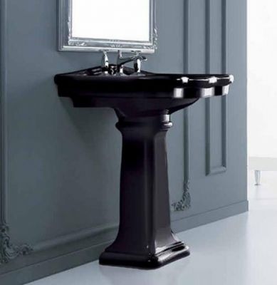 Раковина 70 см Paolina Disegno Ceramica PA07054101 Black