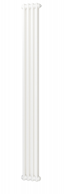 CH 2180-04 V001 1/2 Ral 9016 + 173511 Zehnder Charleston Completto радиатор отопления 2-х трубный 1792х184х62 нижнее подключение верхний термовентиль V001 1/2" Ral 9016 комплект set x2 SMB2T