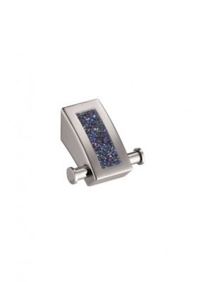 Sanibano Estrella, крючок двойной, цвет хром-кристаллы Swarovski bermudа blue H9300/09DBB