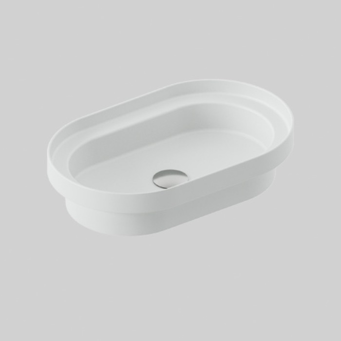 Раковина полувстраиваемая 58x36 ArtCeram FUORI SCALA TFL033 01 белый глянец