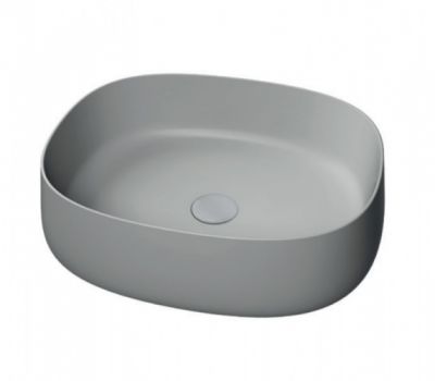 Раковина накладная 50x40 Olympia Paddle PAD4B50003 серая