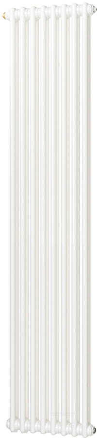 CH 2180-08 V001 1/2 Ral 9016 + 173511 Zehnder Charleston Completto радиатор отопления 2-х трубный 1792х368х62 нижнее подключение верхний термовентиль V001 1/2" Ral 9016 комплект set x2 SMB2T