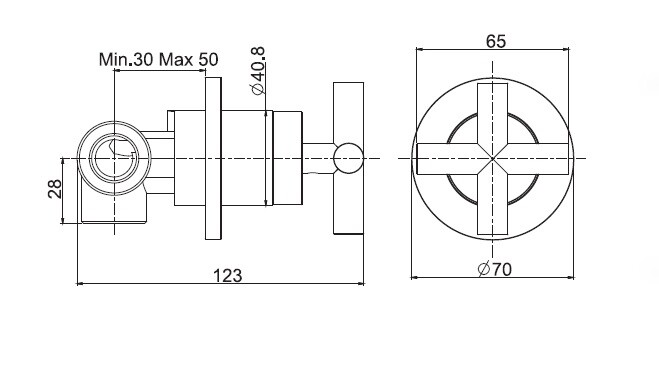 Carlo Frattini Maxima Встроенный переключатель потока F5313/2CR