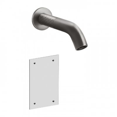 Gessi 316 Смеситель для раковины, настенный, электронный, внешняя часть, цвет: Steel Brushed 54115#239