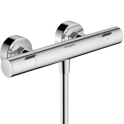 13323000 Hansgrohe Ecostat Смеситель для душа, термостатический, настенный, с ограничителем температуры, цвет: хром