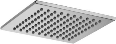 Верхний душ 200x200 8мм SYNCRO, антикальций черный матовый Paffoni