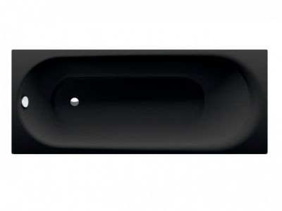 Ванна стальная 180x80 Bette Comodo 1251-035 черный матовый