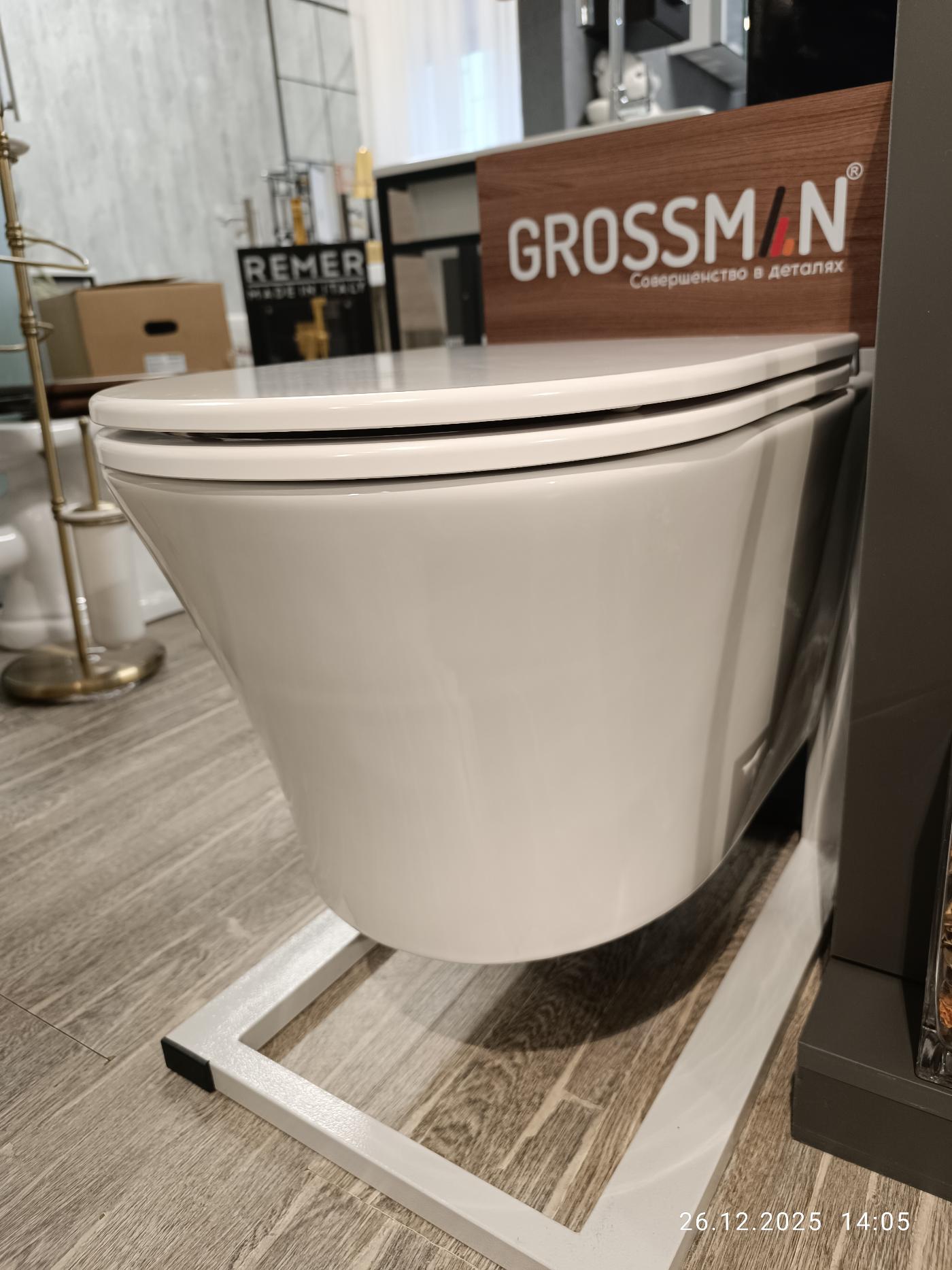 GR-5604SQ Унитаз подвесной Grossman Thin Rim торнадо
