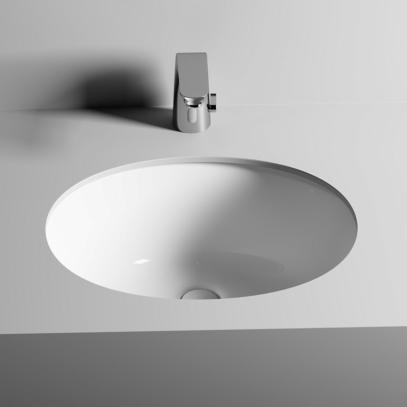 Умывальник овальный встраиваемый под столешницу Element 510*420*195мм, Ceramica Nova CN6042