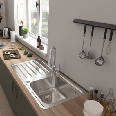 Hansgrohe Focus M42 Смеситель для кухни, 1 отв., цвет: нержавеющая сталь 71820800