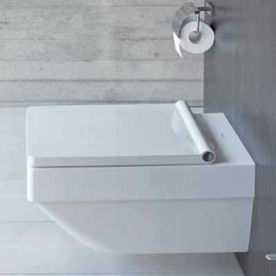 Duravit Vero Air Унитаз подвесной 57х37см, безободковый с сиденьем, цвет: белый 2525090000